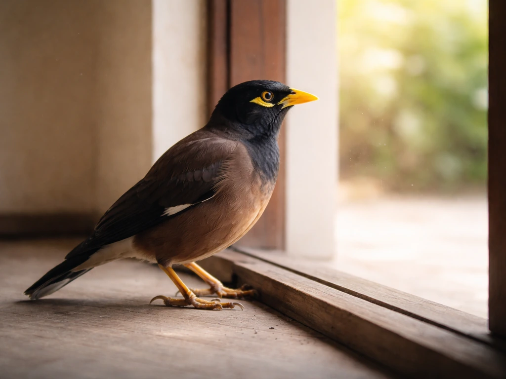 Myna Bird Meaning: In House, Omens, and What to Do