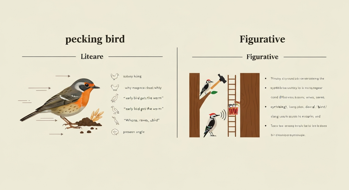 bird peck meaning
